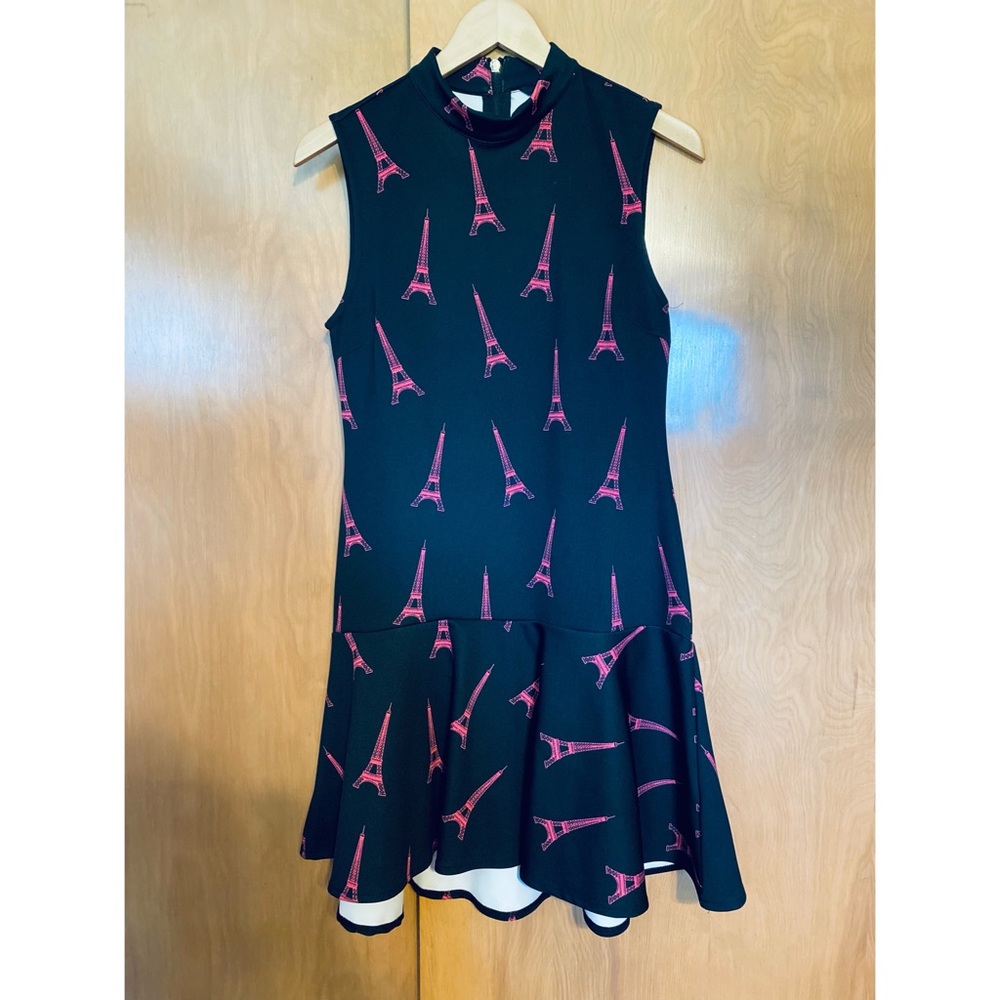 Black mini-dress